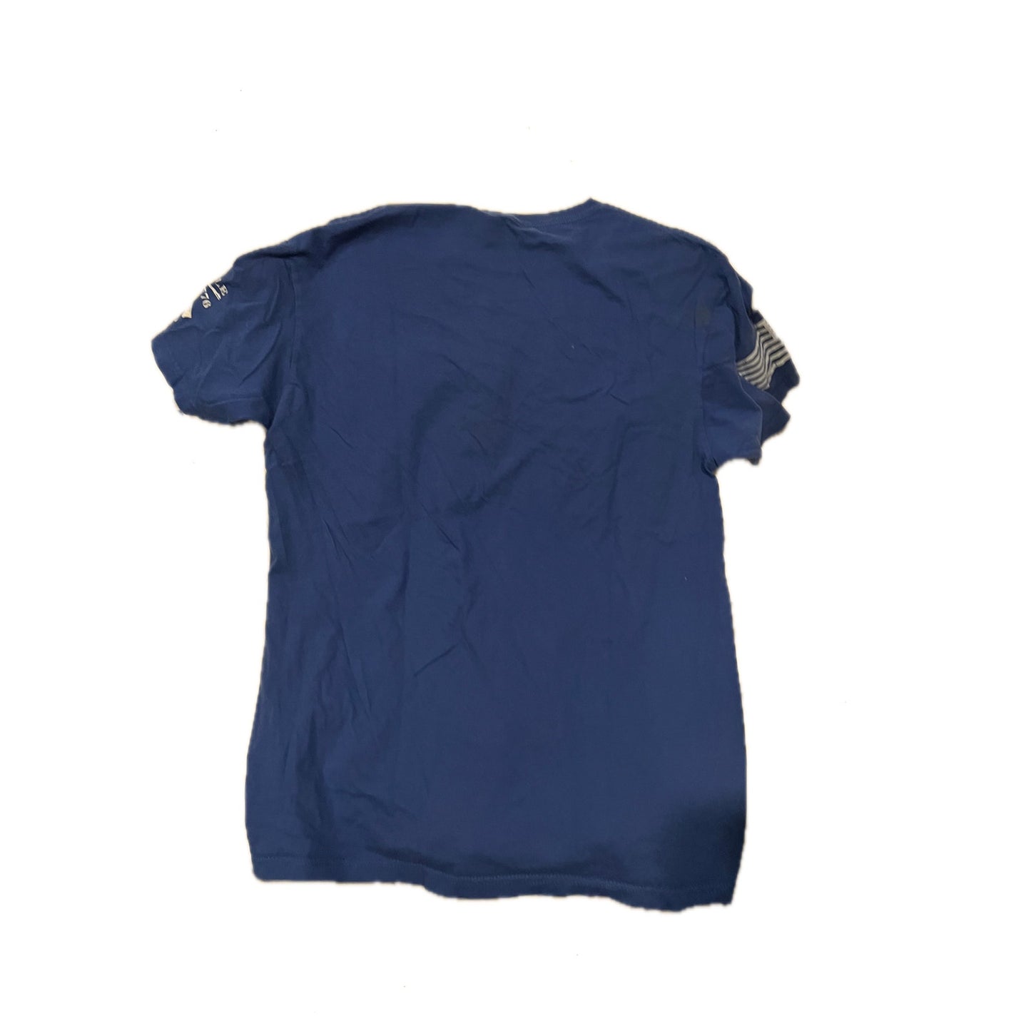 Camiseta Grunt Style Bandera de EE. UU. Azul Hombre Grande