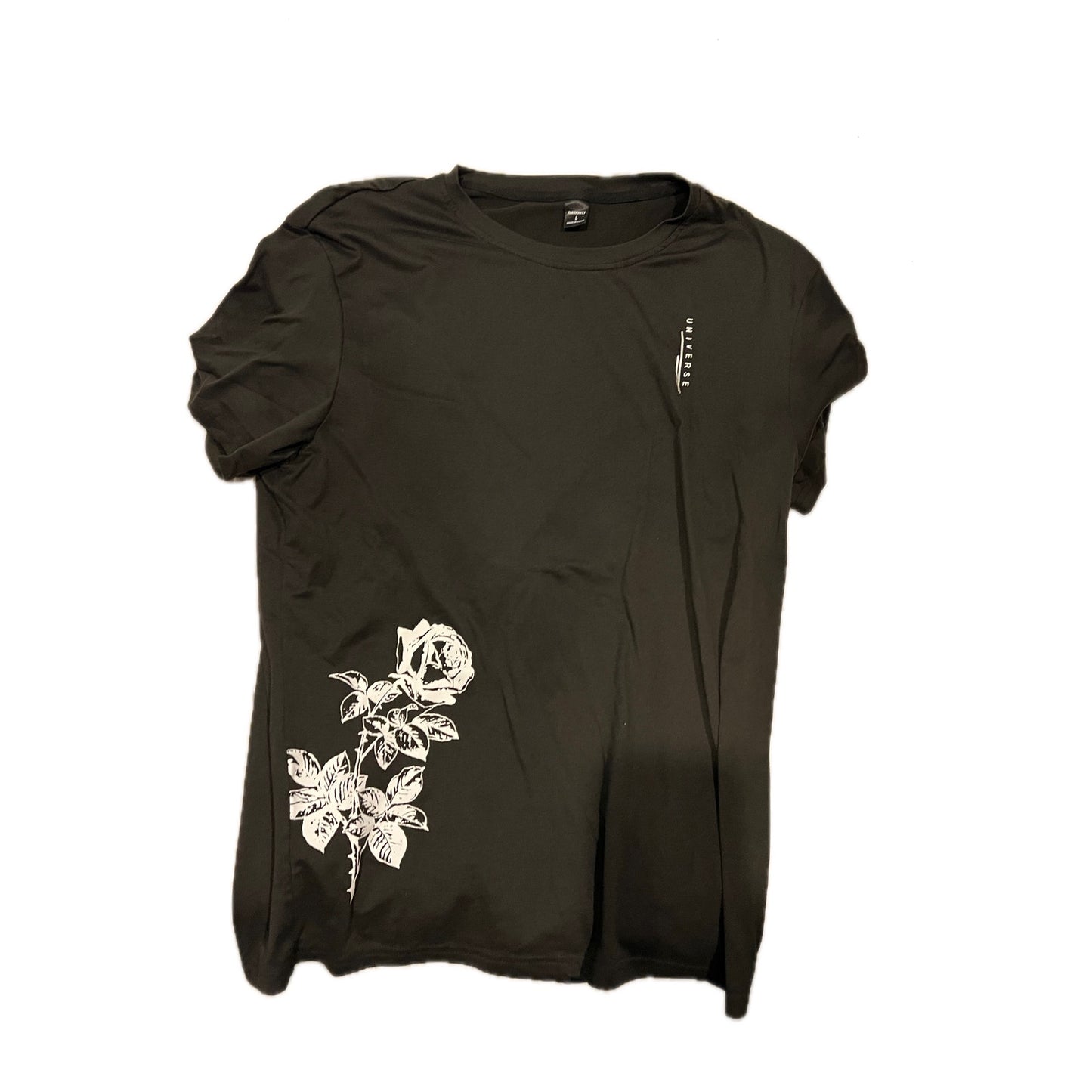 Manfinity Universe Single Rose Polyester T-Shirt Mens Large