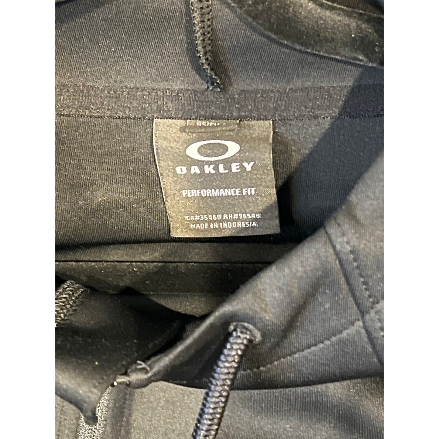 Oakley Black Full Zip Hoodie Mens M