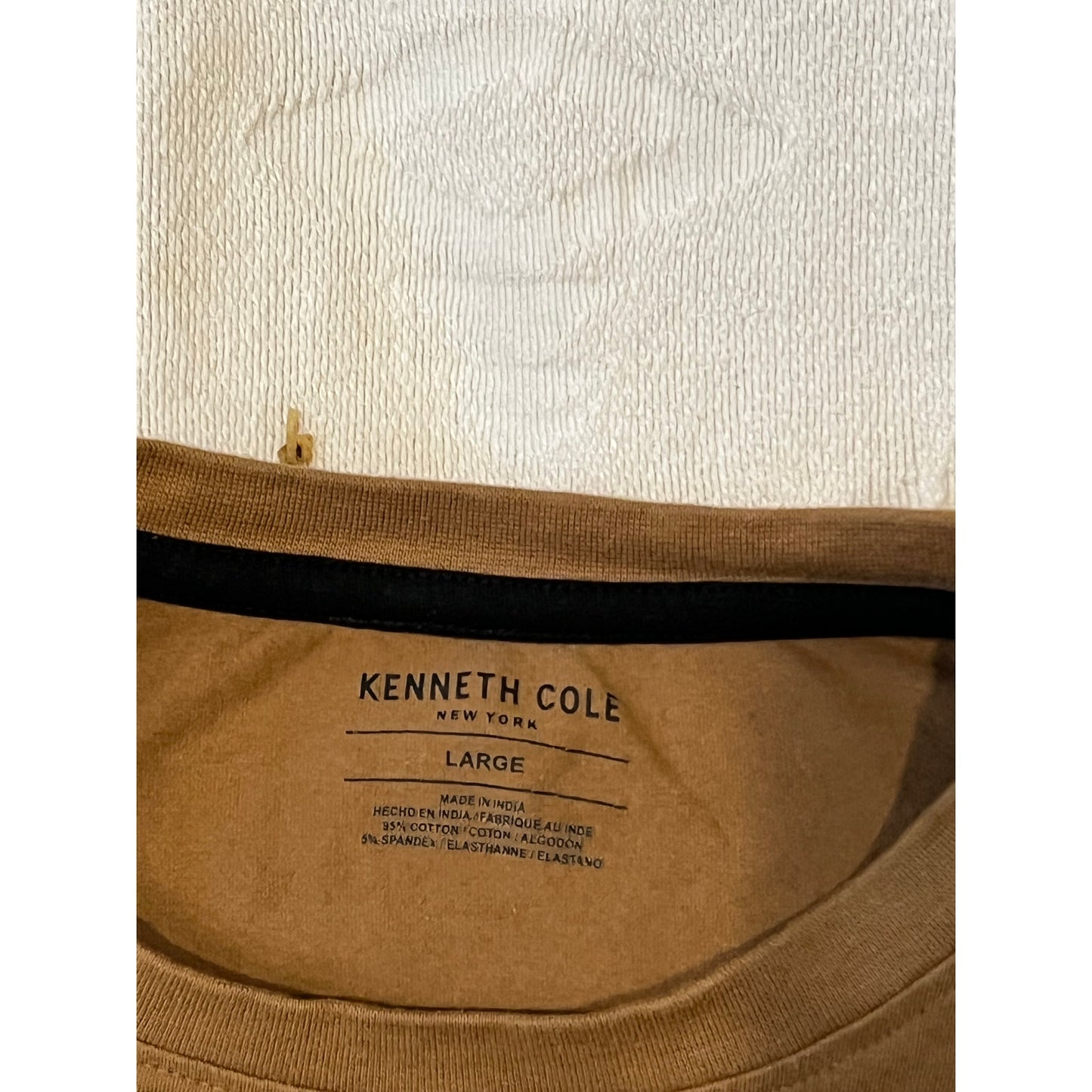 Kenneth Cole New York Brown Rust T-Shirt Mens Large