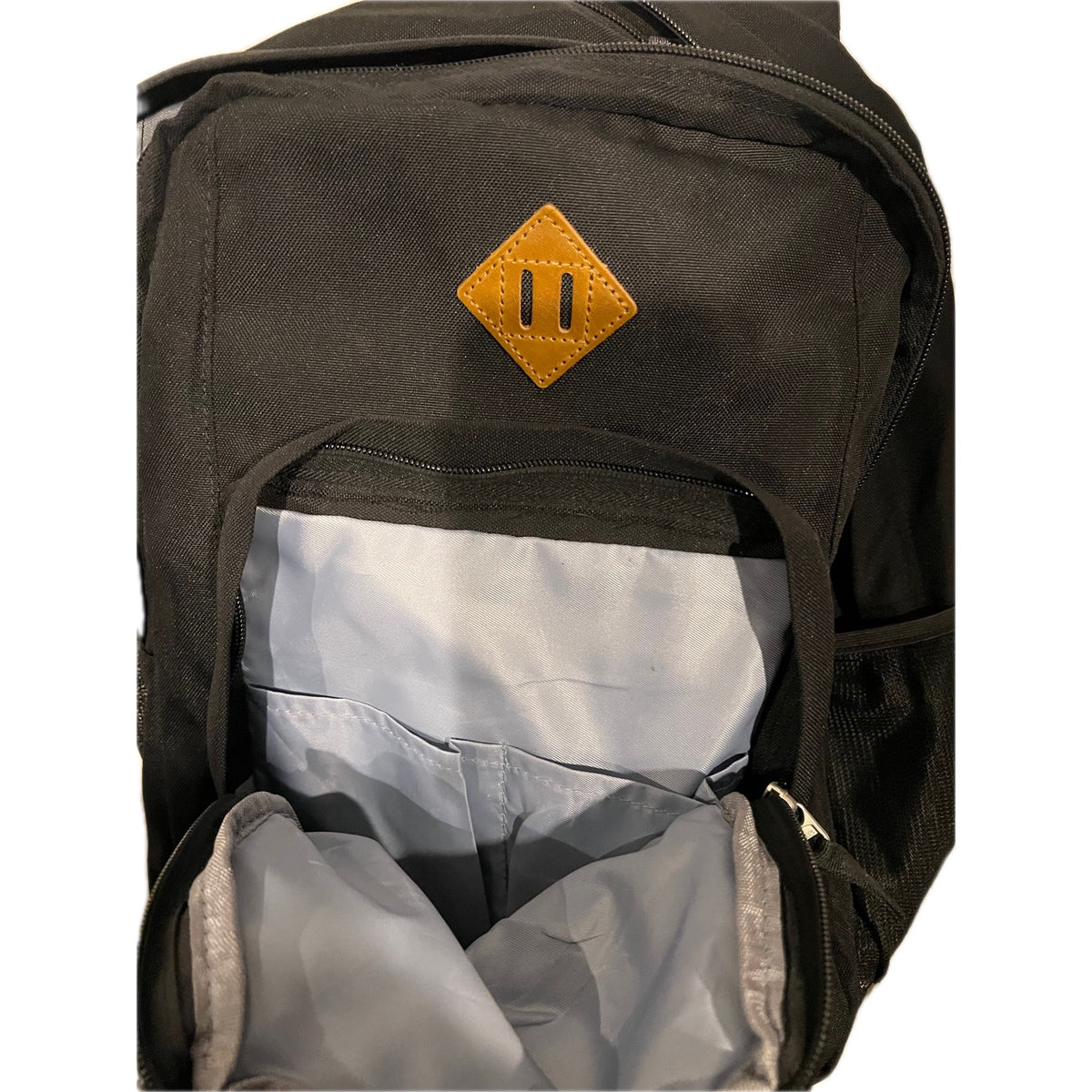 Ashbo Black Daily 3 Section Backpack