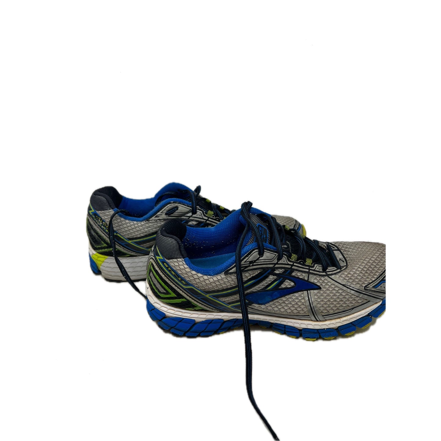 Brooks Adrenaline GTS 15 Blue/Gray/Silver Shoes Mens 11.5