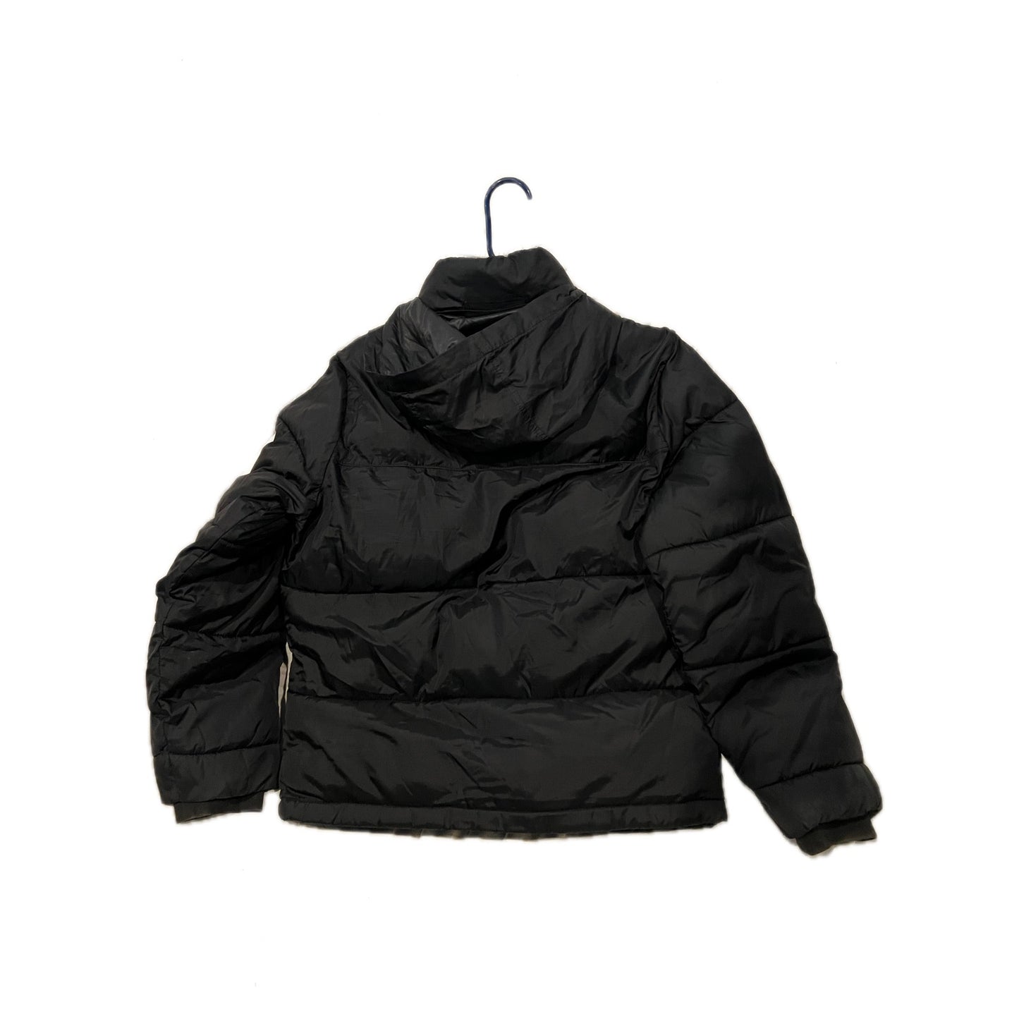 Hollister Puffer Collection Black Hooded Jacket Mens XS