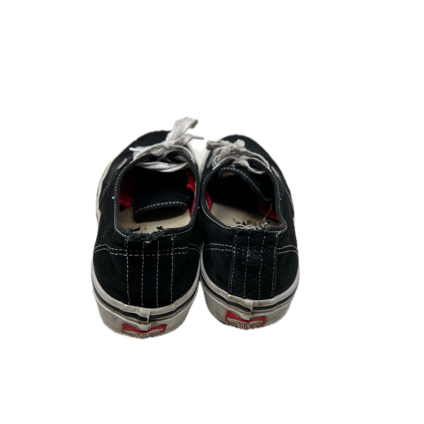Baskets Vans Noir/Blanc Chaussures de skate classiques Homme Taille 45