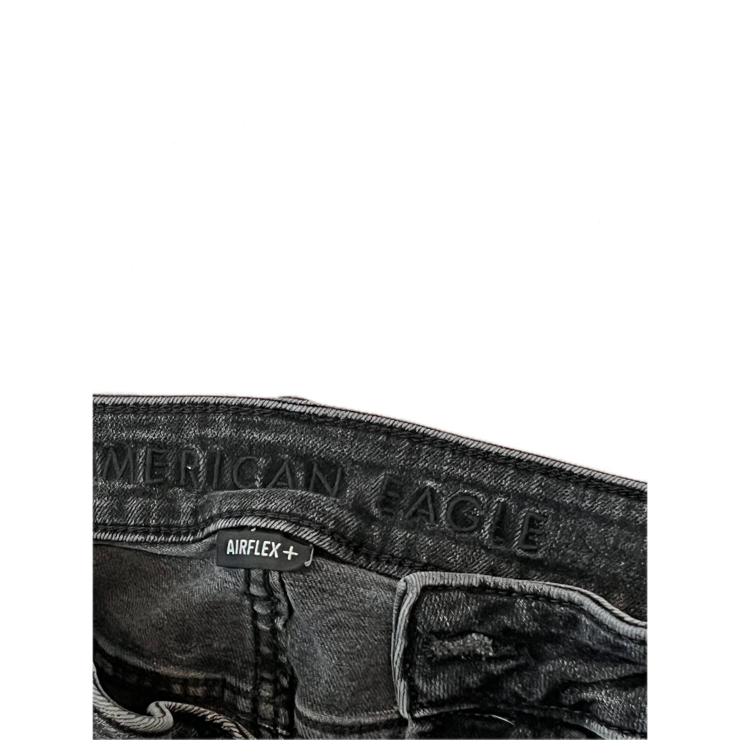 Jean noir troué coupe skinny American Eagle homme 33x32