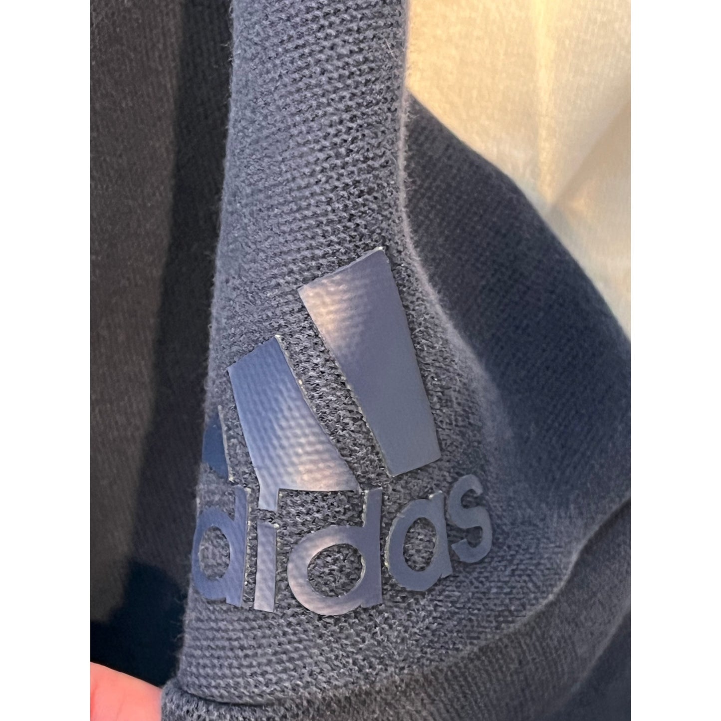 Veste à capuche zippée complète Adidas ZNE bleue pour homme taille M