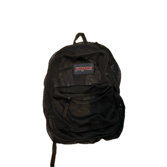 Mochila Jansport Negra de Malla