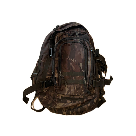 Mercury Brown Black Camo XL Tactical Backpack