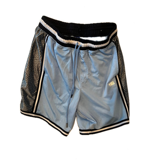 NBA Baby Blue Black Basketball Shorts, Men's L