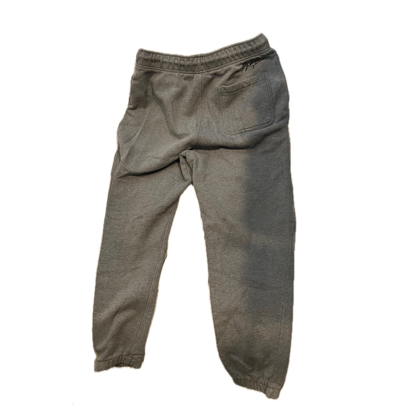 Nike Air Jordan Gray Cuffed Sweatpants Joggers Mens Med