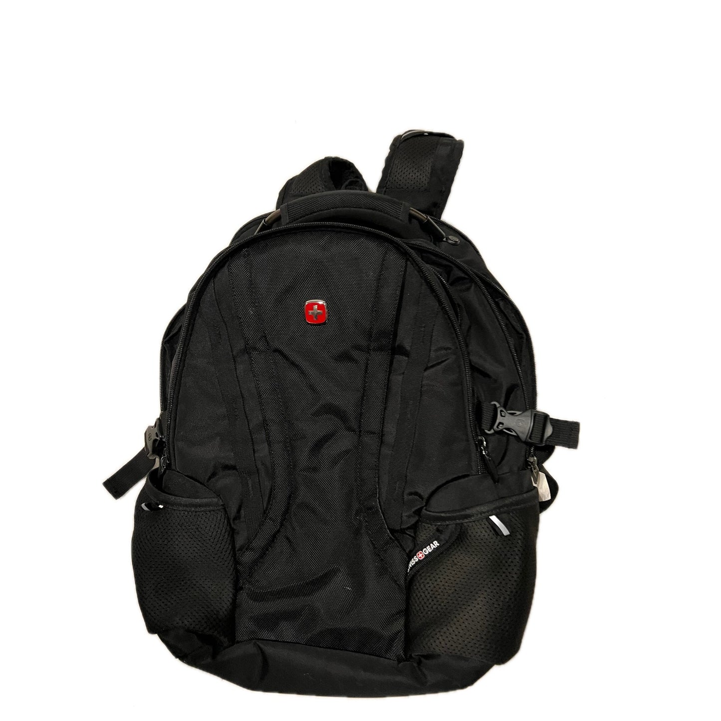 Sac à dos pour ordinateur portable Swiss Gear Cecil, noir et rouge