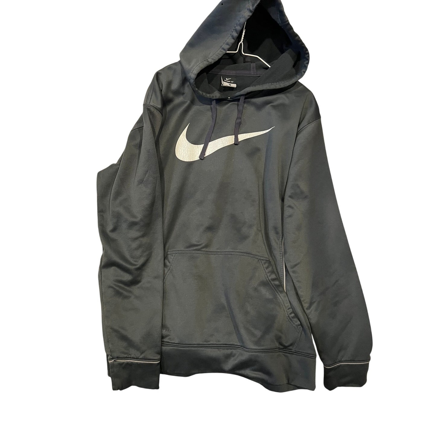 Nike Black Therma-Fit Pullover Hoodie Mens L