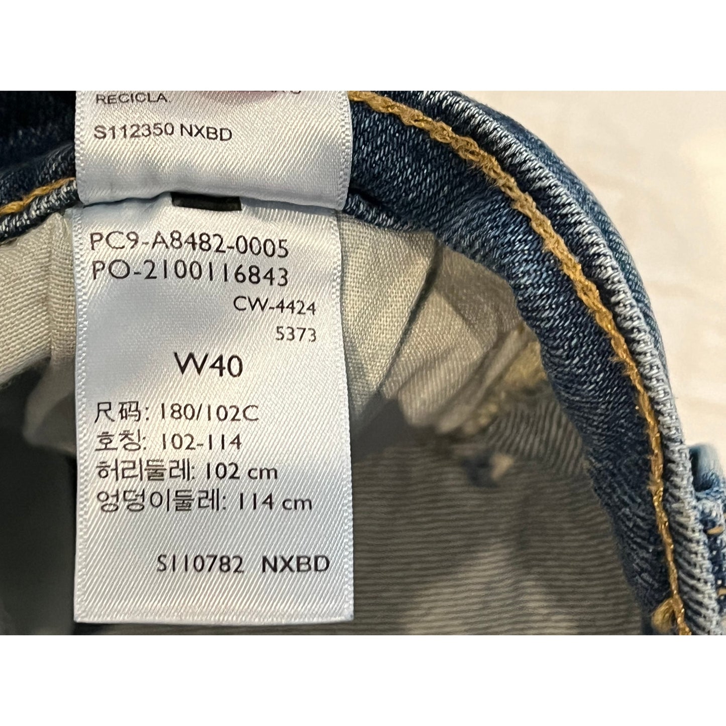 Levi's Signature Blue Jeans Shorts W:40
