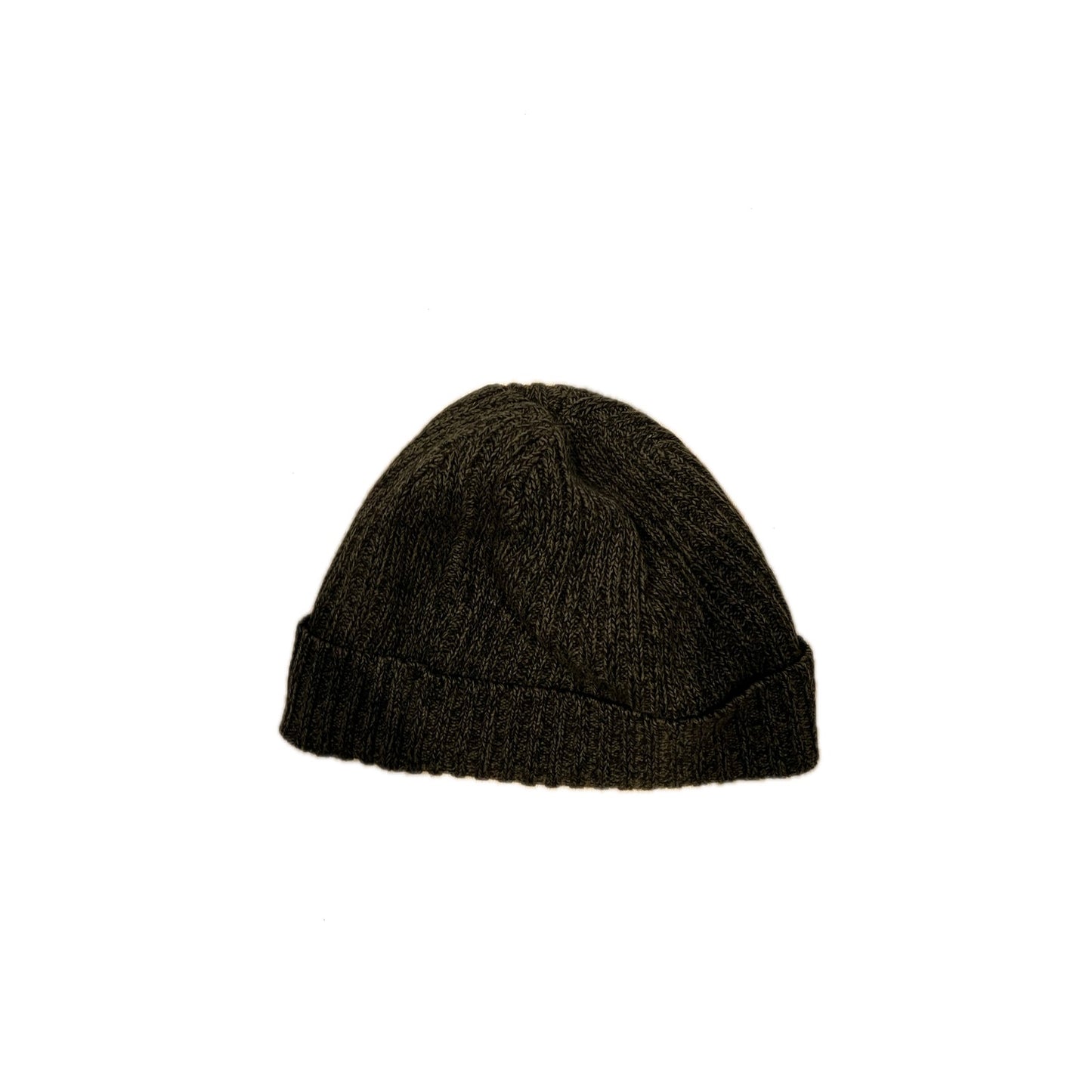 Brown Lined Acrylic Beanie One Size Fits All