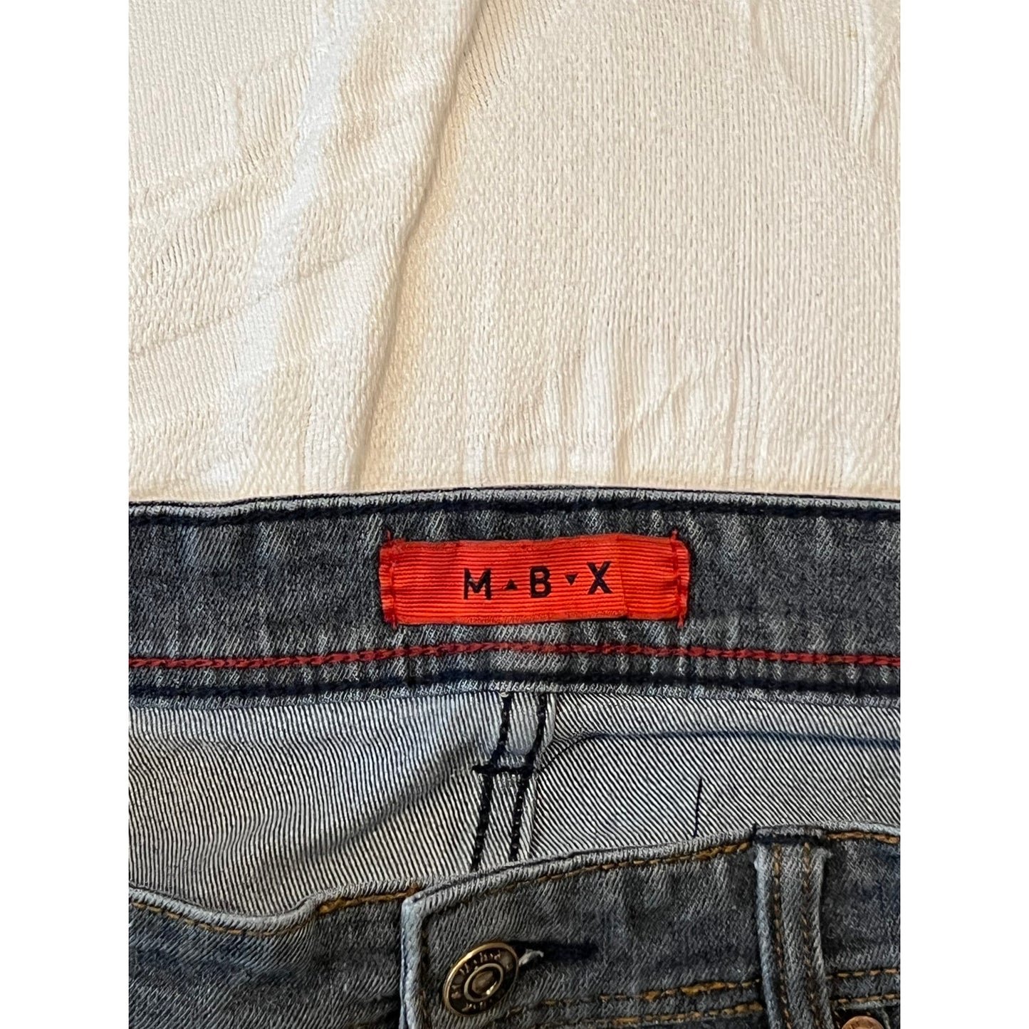 MBX Denim Jeans pitillo para hombre 32x32
