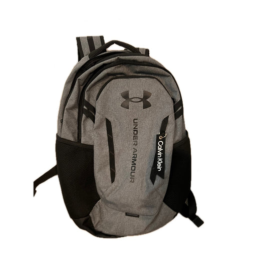 Under Armour Gray Black Hustle 6.0 Backpack