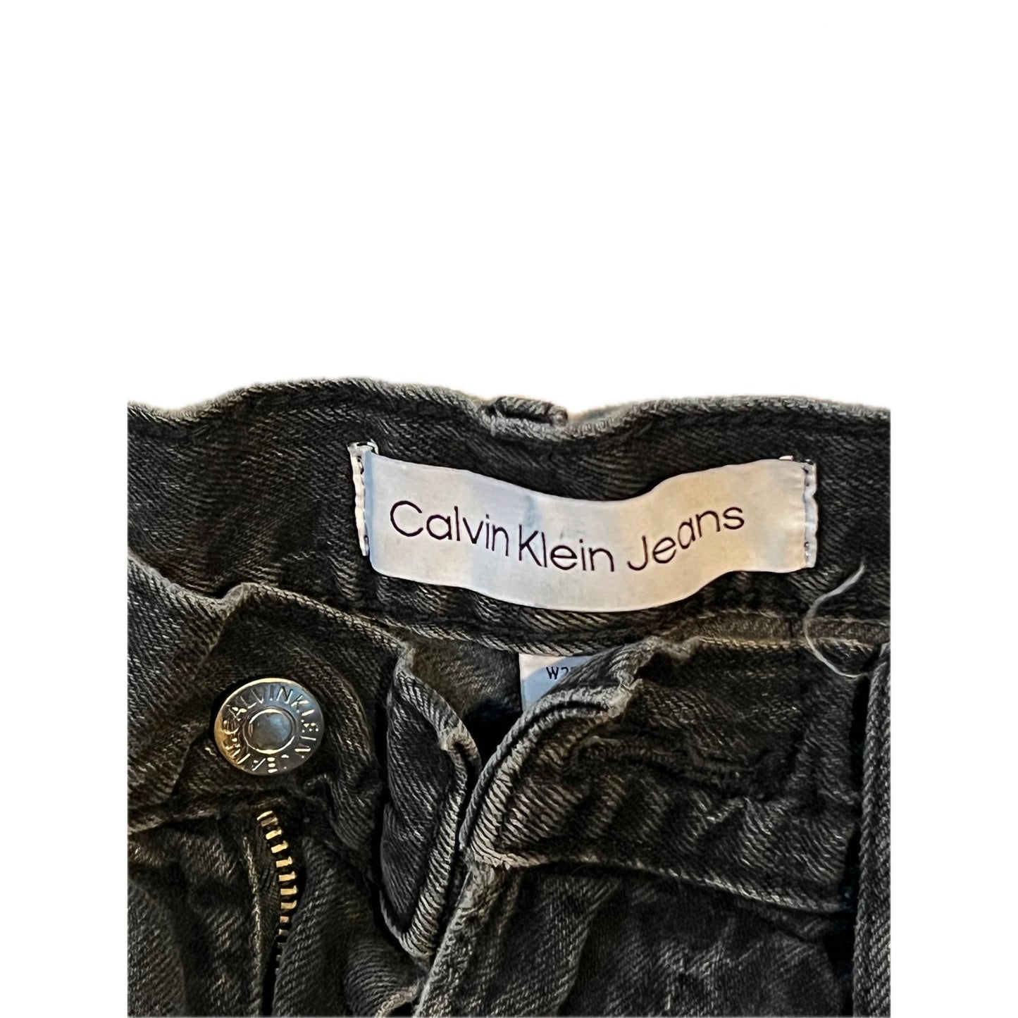 Calvin Klein Jean Coupe Droite Slim Noir Homme 29x30