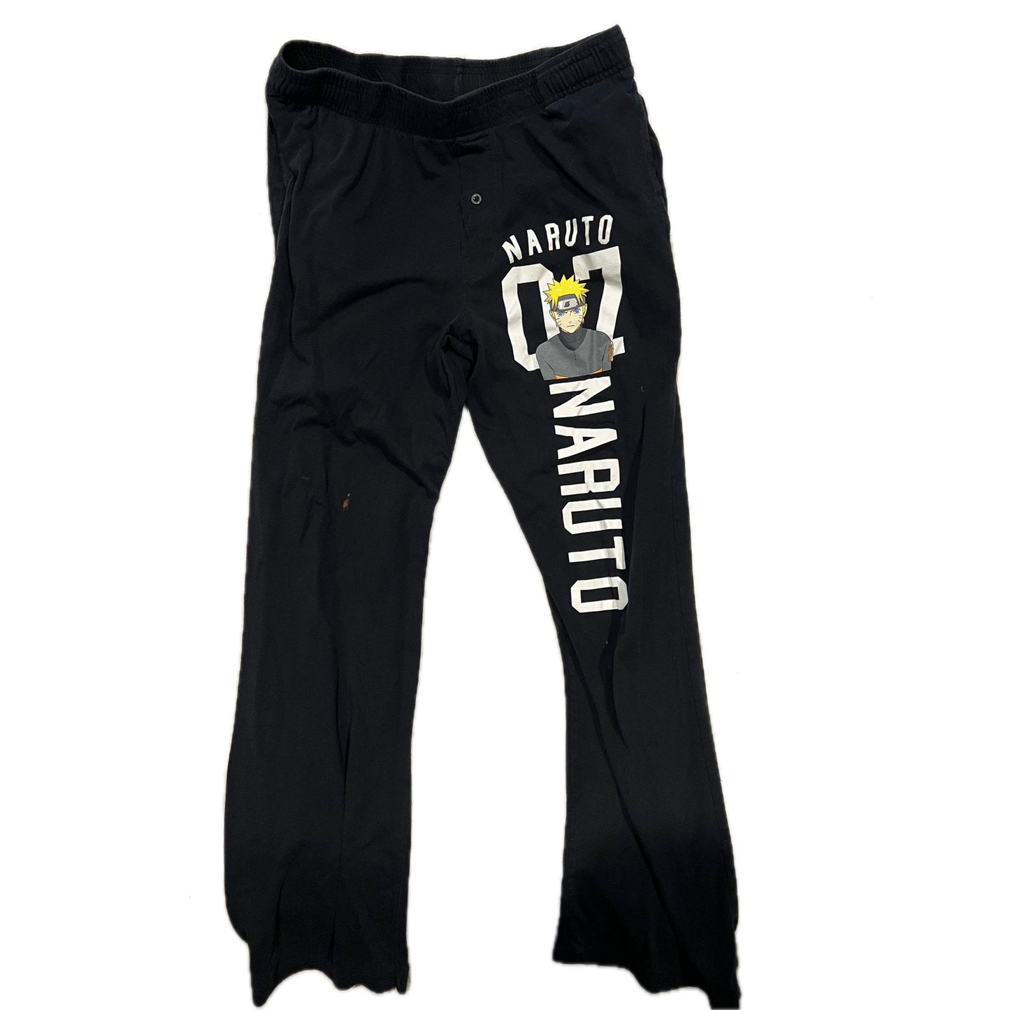 Naruto Black Jogger Sweat Pants Mens Small