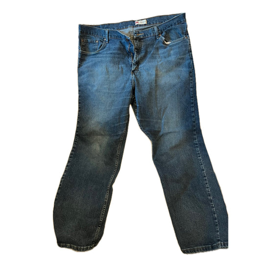 Wrangler Relaxed Fit Blue Jeans Mens 40x30