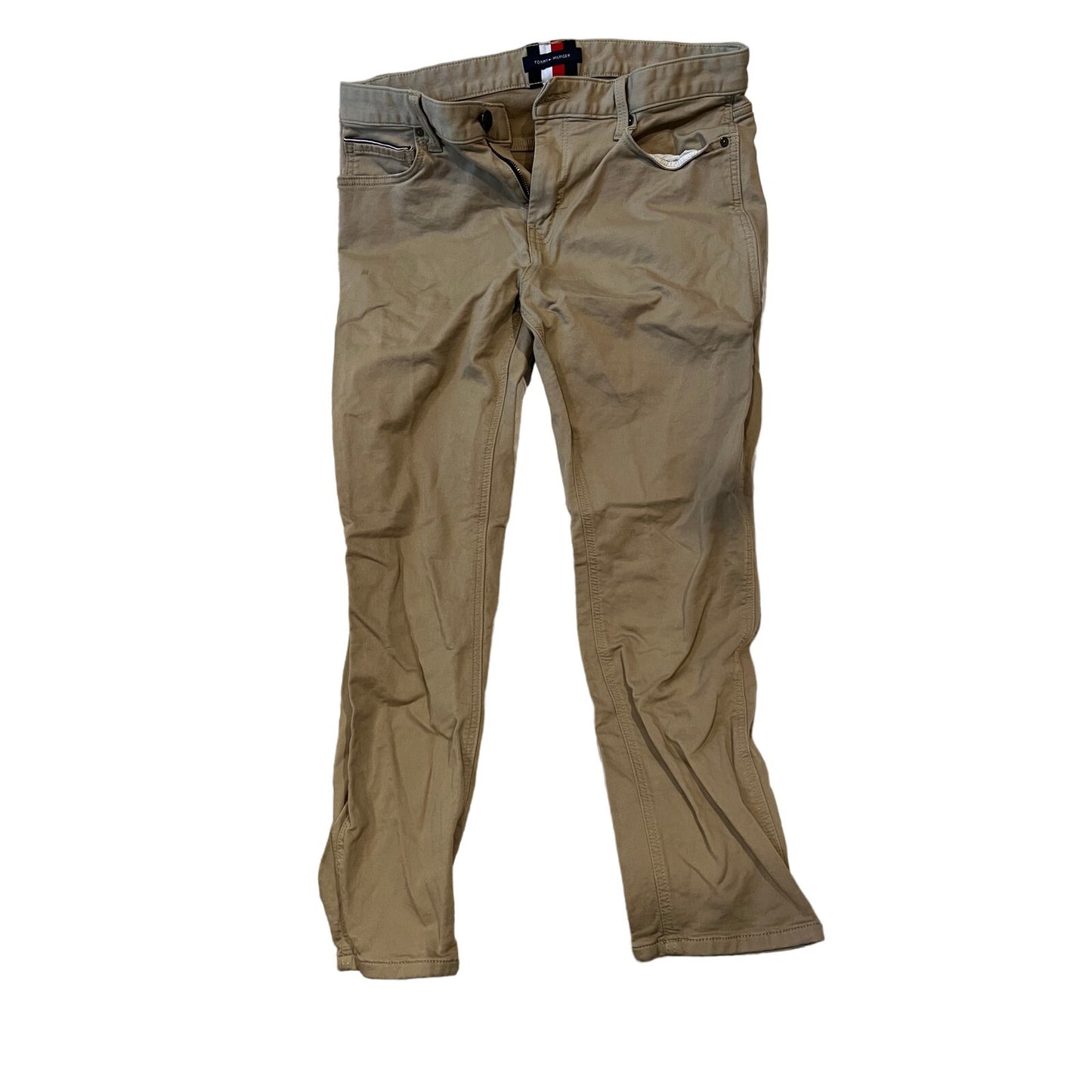 Tommy Hilfiger Straight Beige Fit Jeans Mens 34x30
