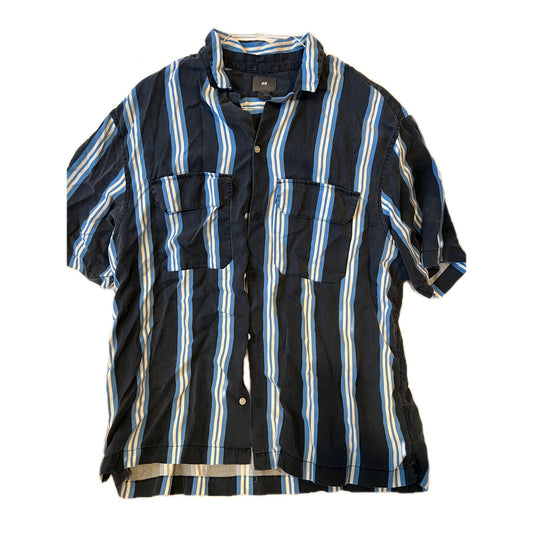 H&M Short Sleeve Button Down Pocket Shirt Mens XL