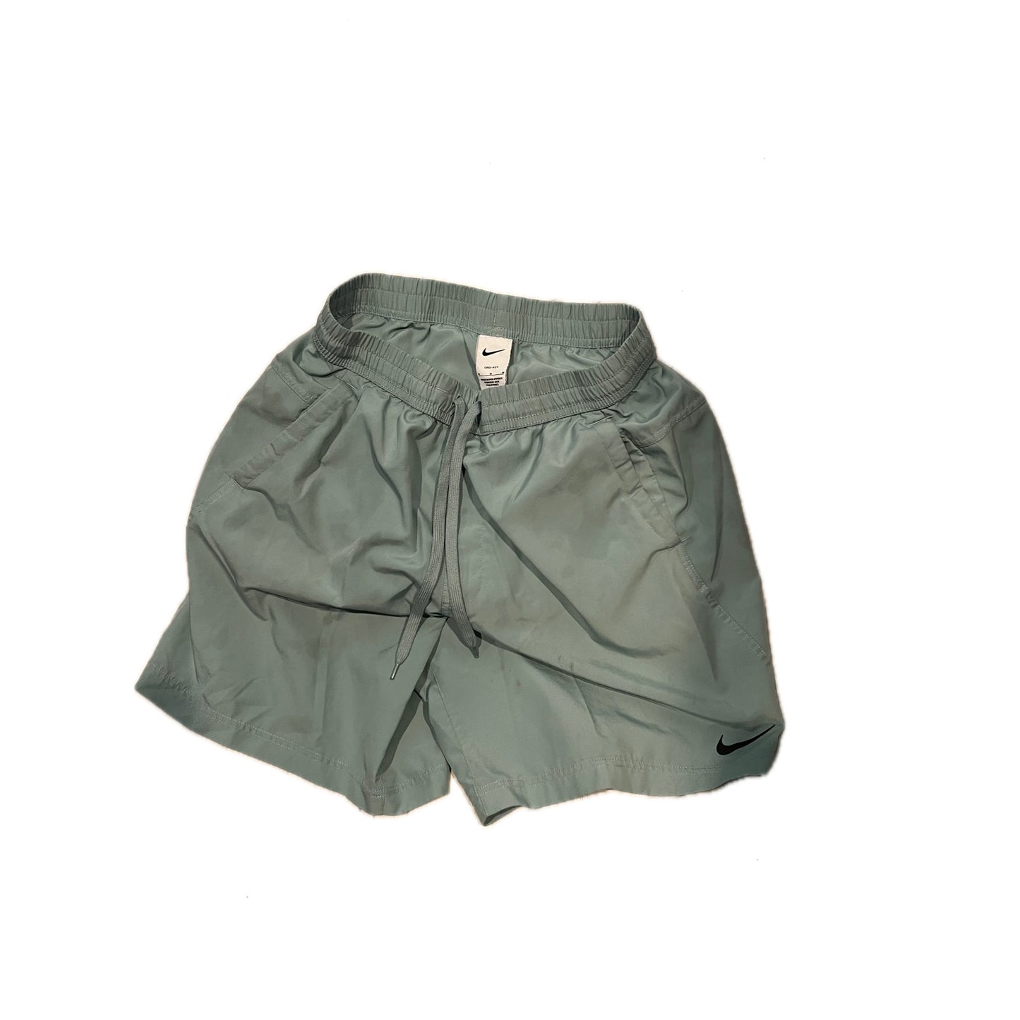 Nike Dri Fit Green Training Shorts Mens Med