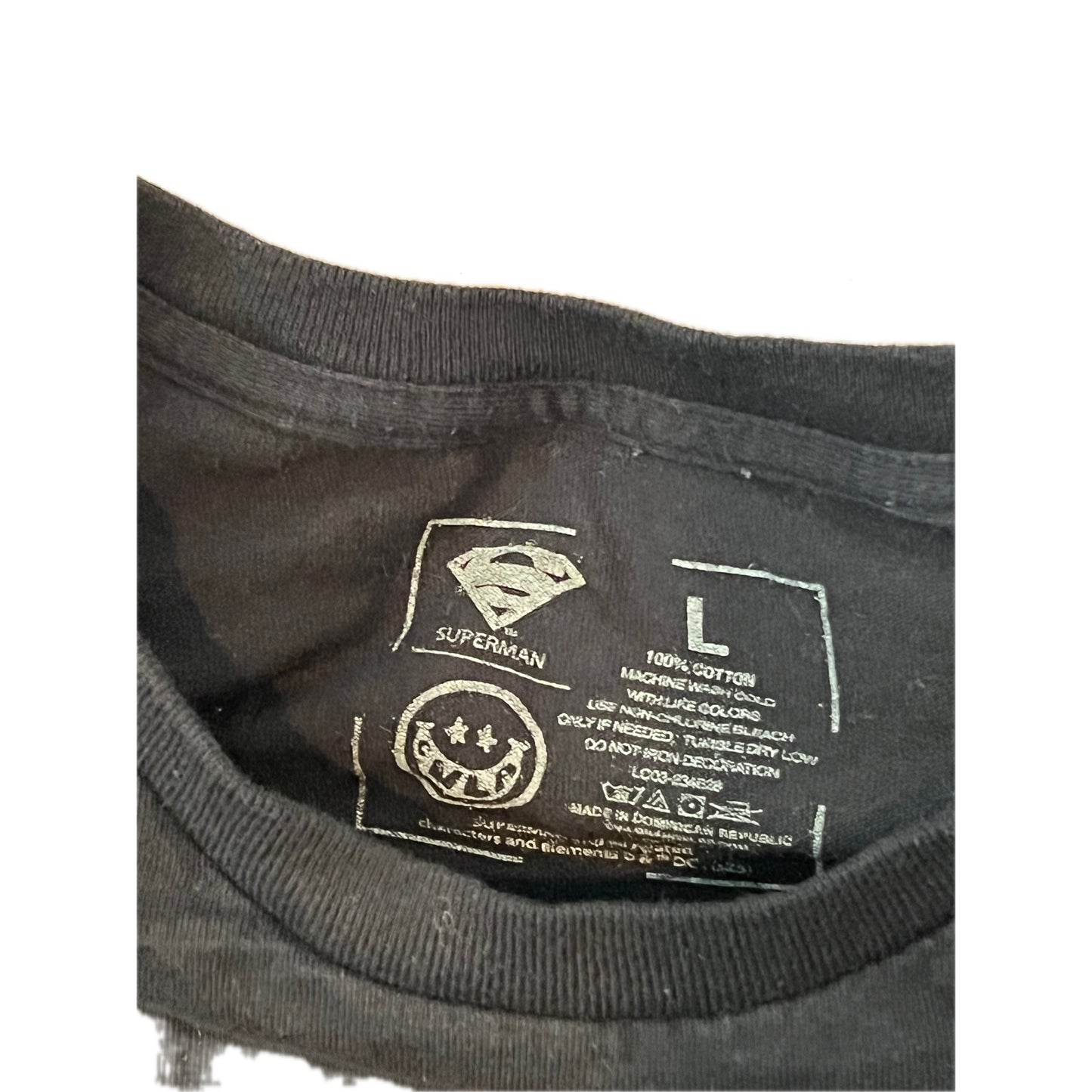 T-shirt CULA Superman noir homme taille L