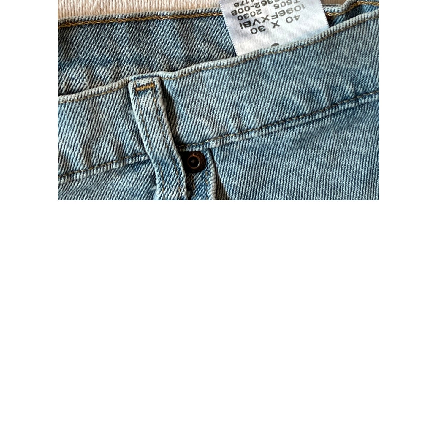 Wrangler Classic Straight Blue Jeans Mens 40x30