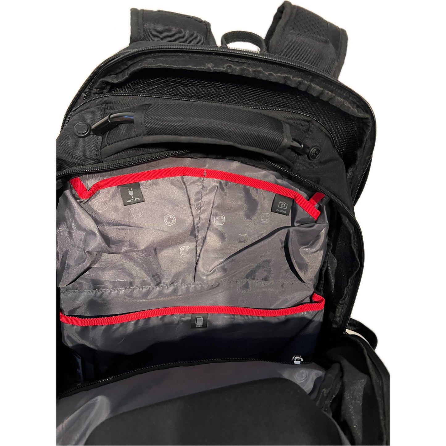 Swiss Gear 3760 Laptop Backpack Black Red