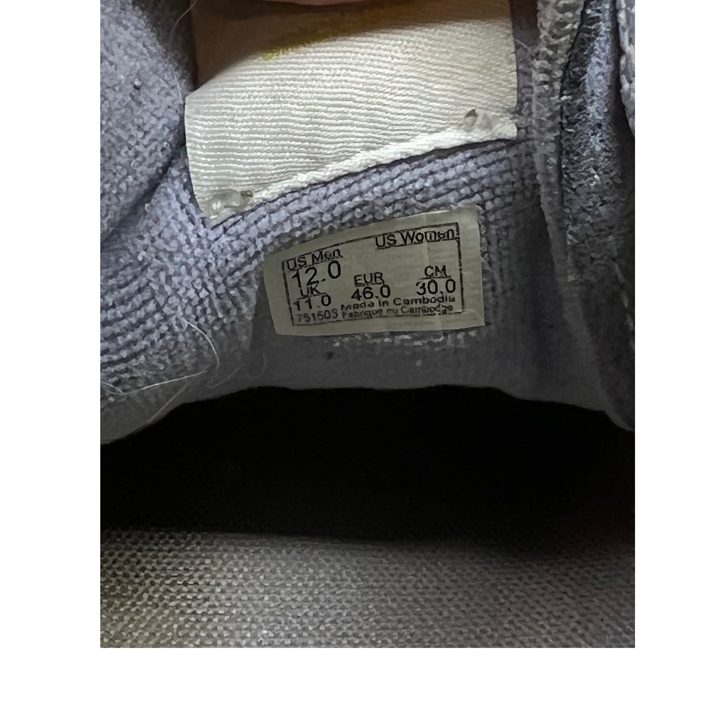 VANS Suede Low Top Gray Skate Shoes Mens 12