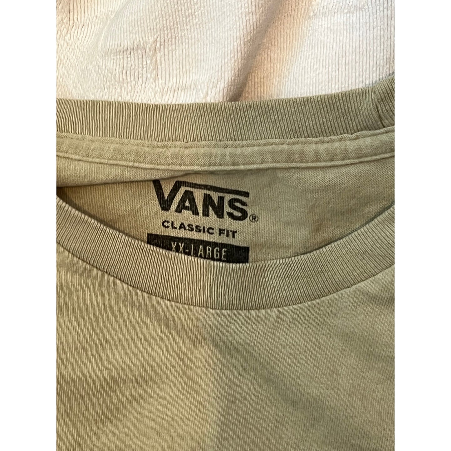 T-shirt Vans Off The Wall beige homme XXL