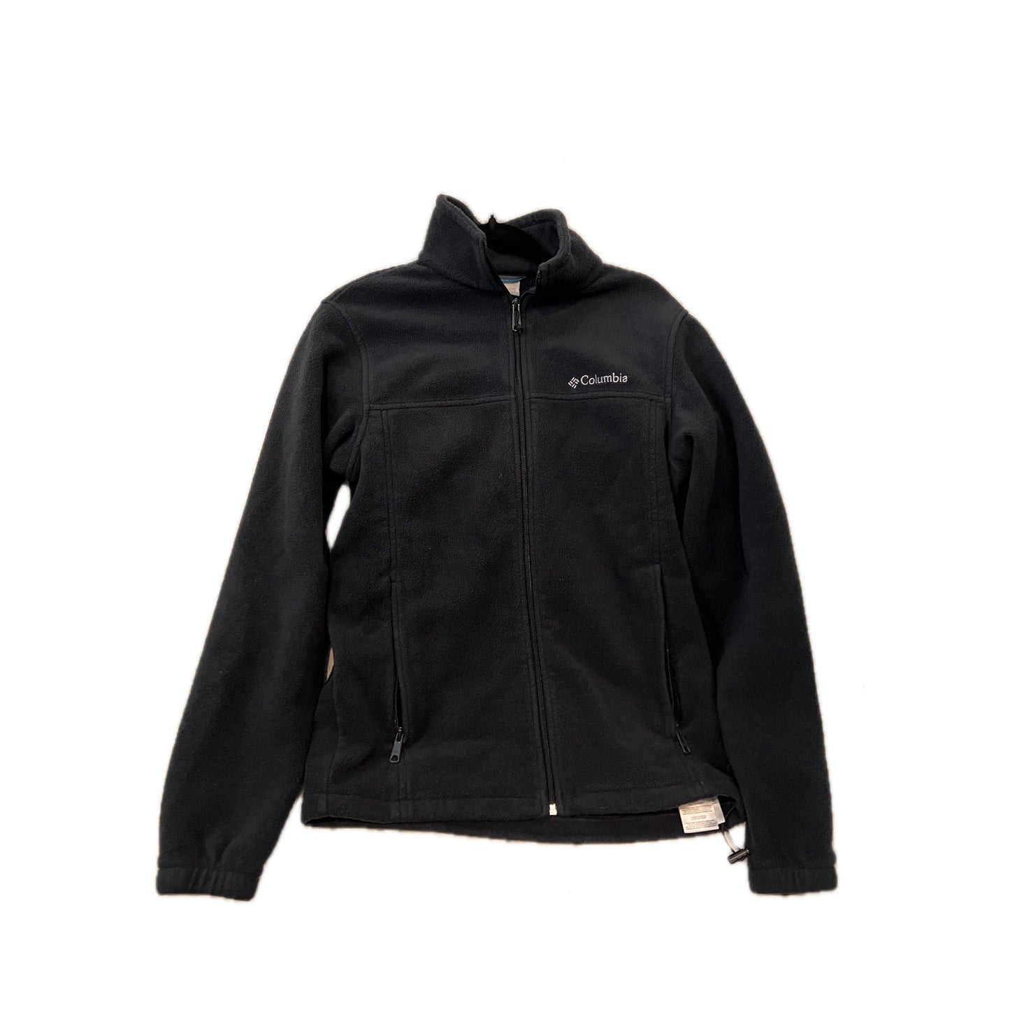 Columbia Black Full Zip Zip Fleece Mens Size S