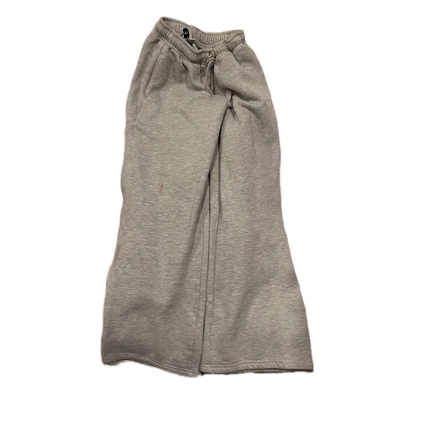 Princess Polly Gray Wideleg Sweatpants Talla 2 de Mujer
