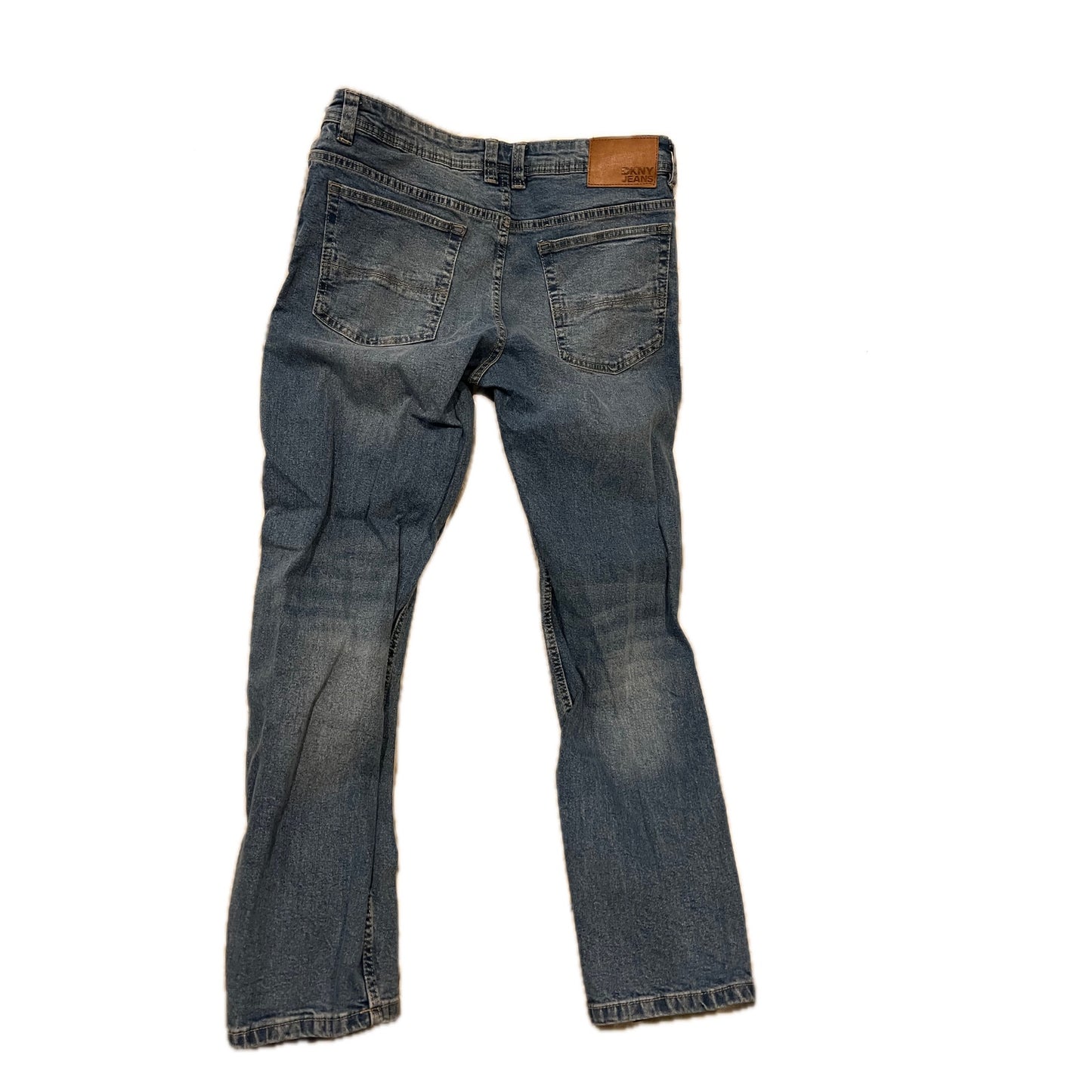 DKNY Jeans Straight Fit Jeans Blue Mens 32x30