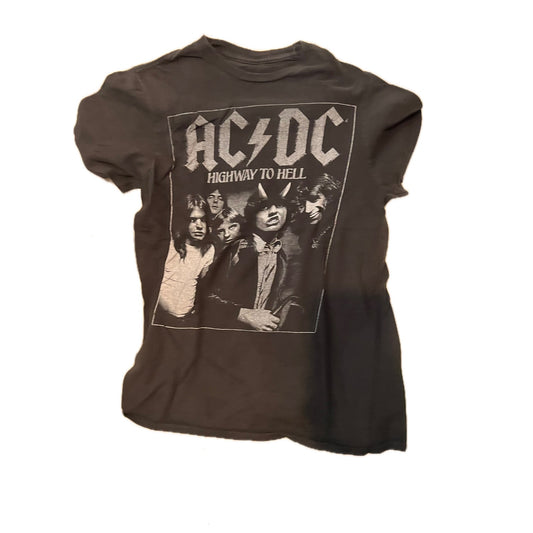 AC DC Highway to Hell Retro T-shirt Mens S