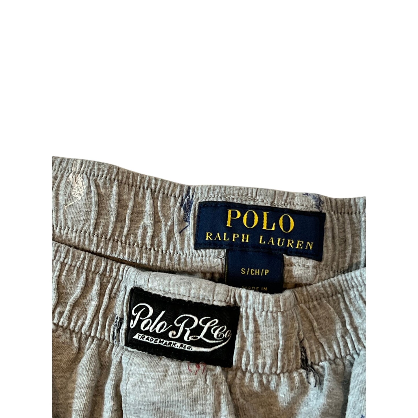 Ralph Lauren Polo Gray Cotton Thin Sweatshorts Mens S