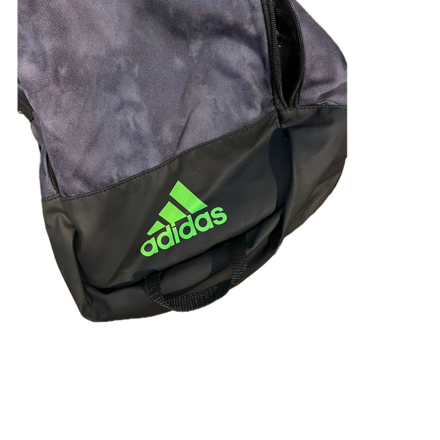 Adidas Defender Medium 20"x12"x12" Gray Green Duffel Gym Bag