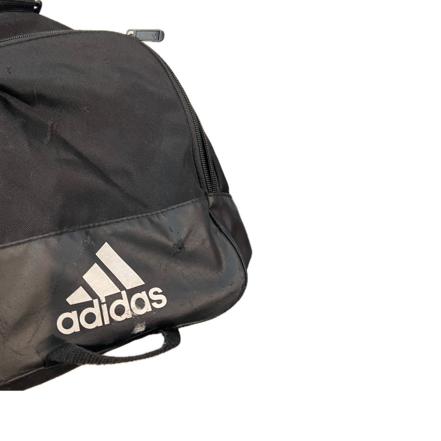 Adidas Defender Medium 20"x12"x10" Black White Duffel Bag