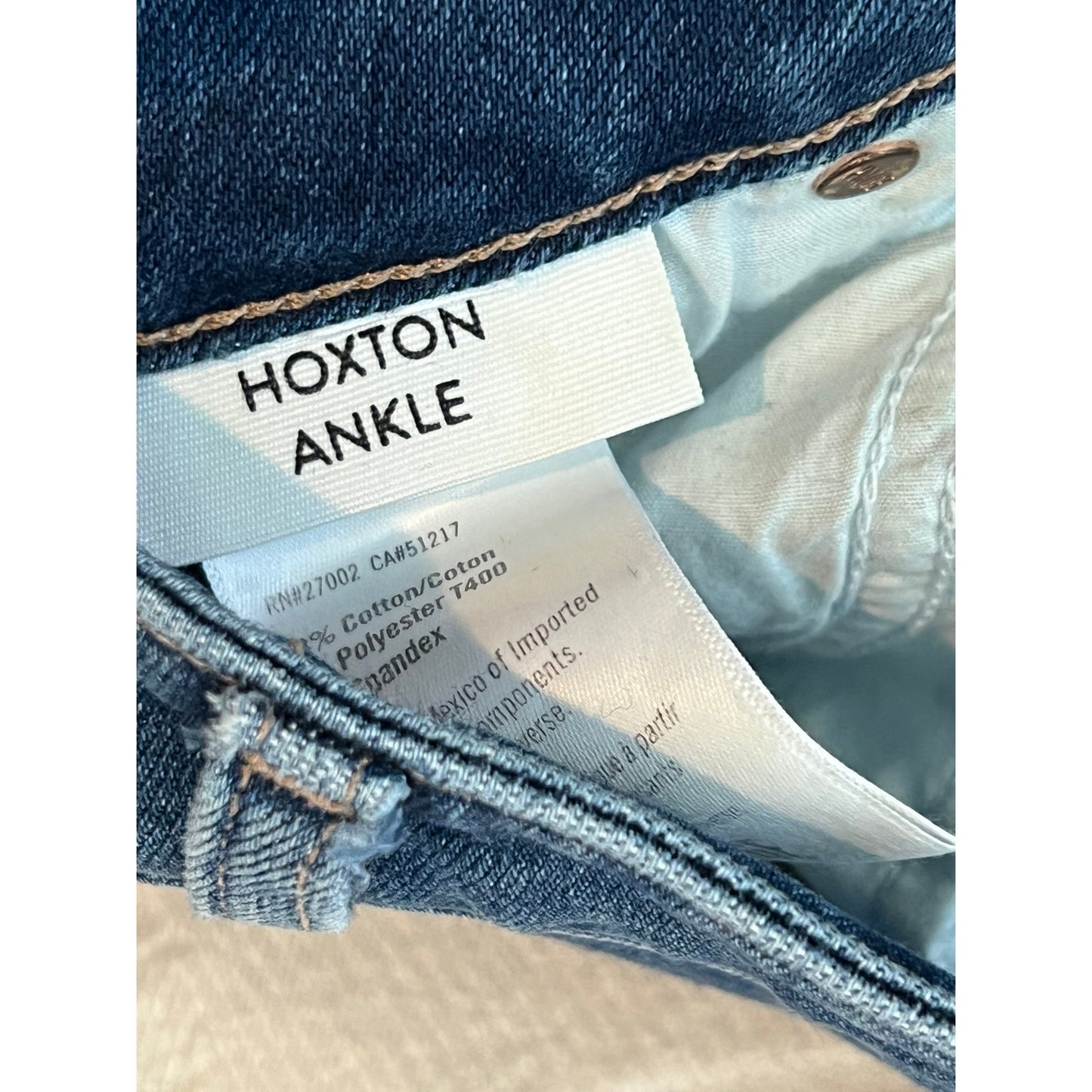 Paige Hoxton Ankle Jean Bleu Femme Taille 28x27