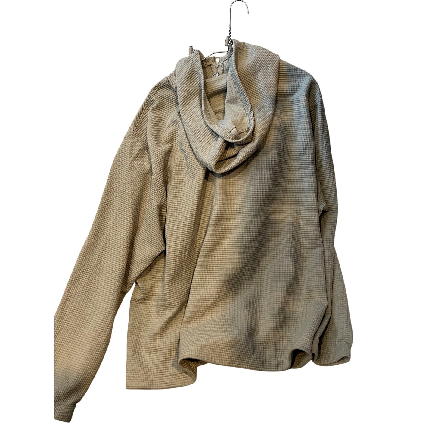 Sweat à capuche beige Old Navy avec poches zippées pour homme XXL