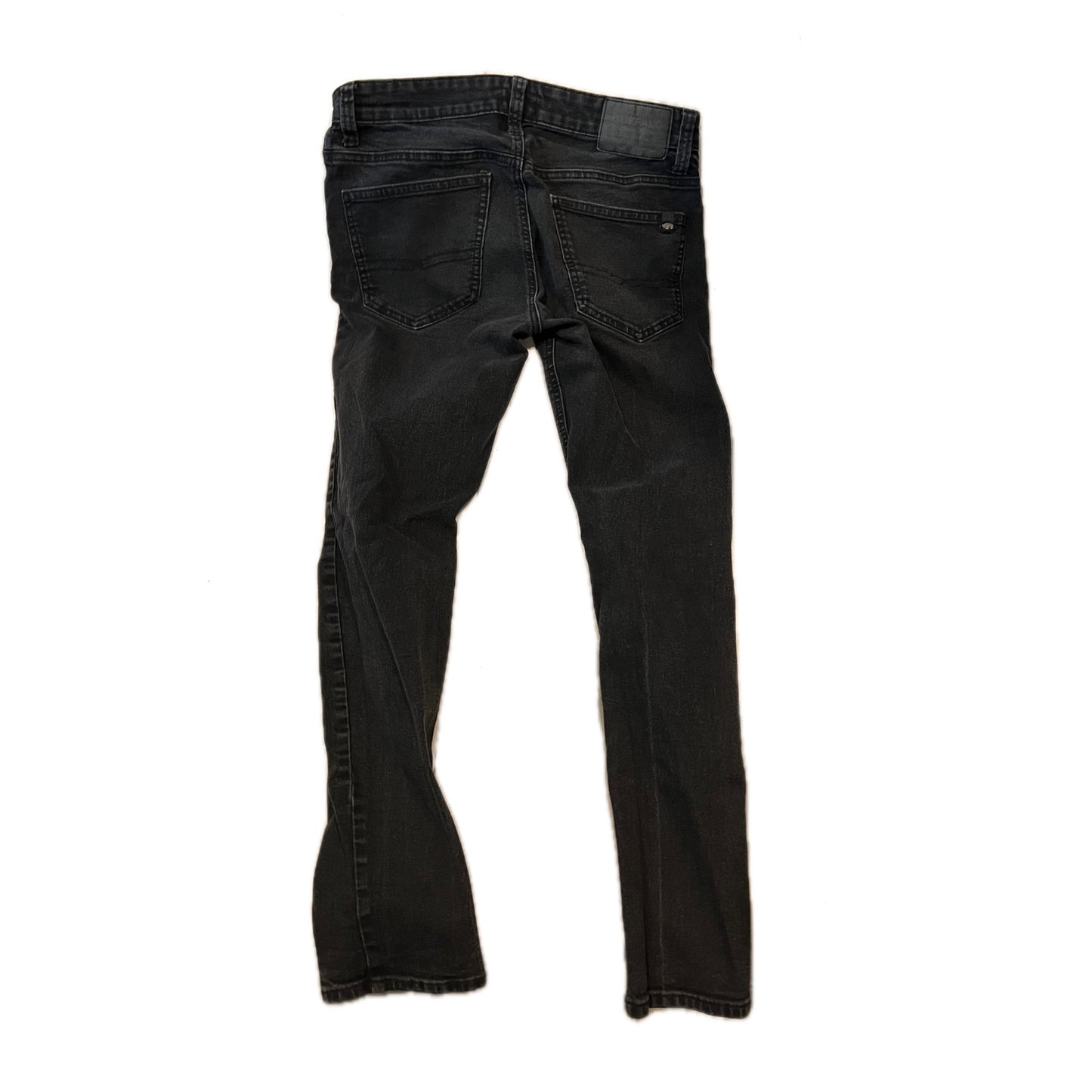 Buffalo David Bitton Slim Straight Black Jeans Mens 30x30