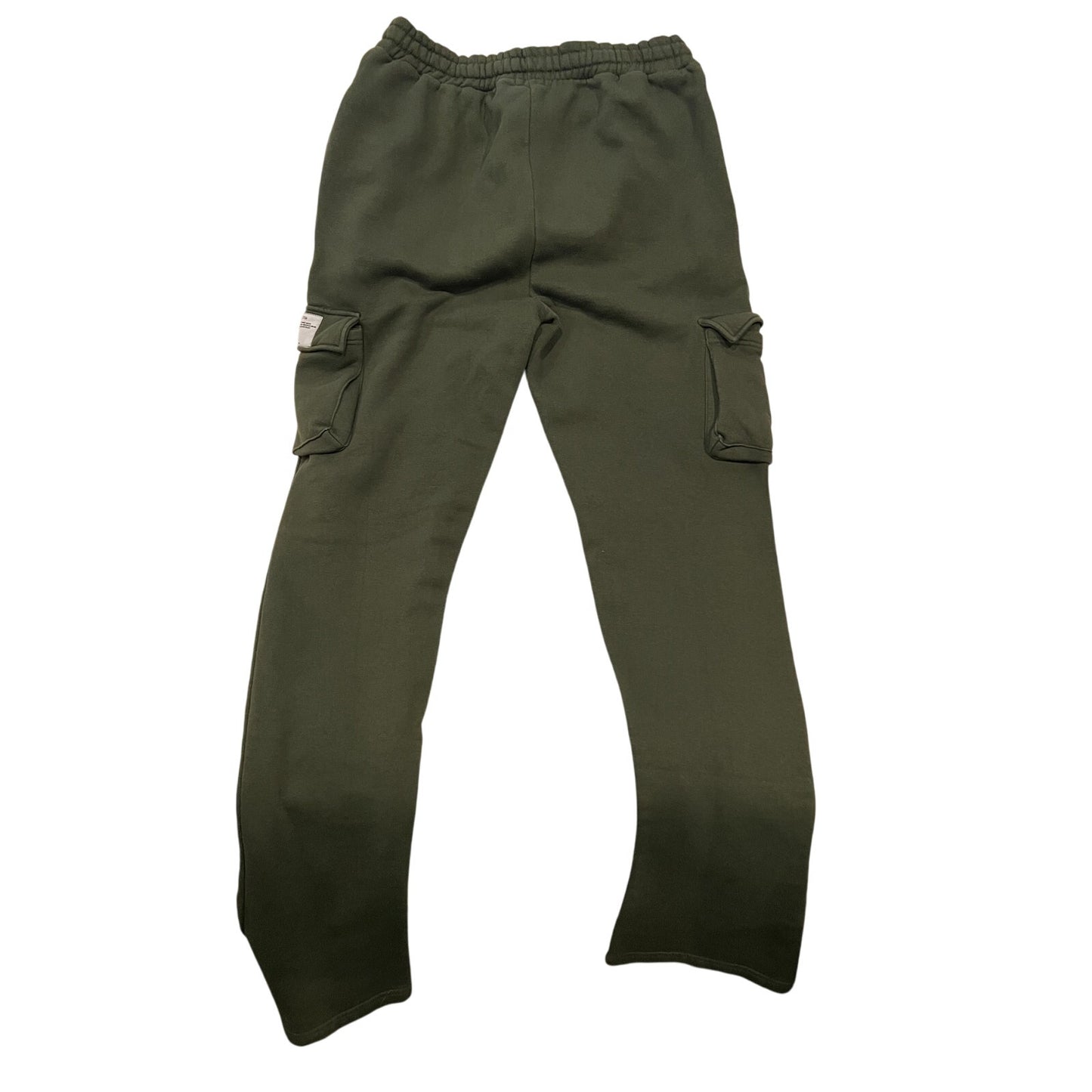 BooHooMAN Green Straight Ankle Cargo Sweatpants Mens XXL