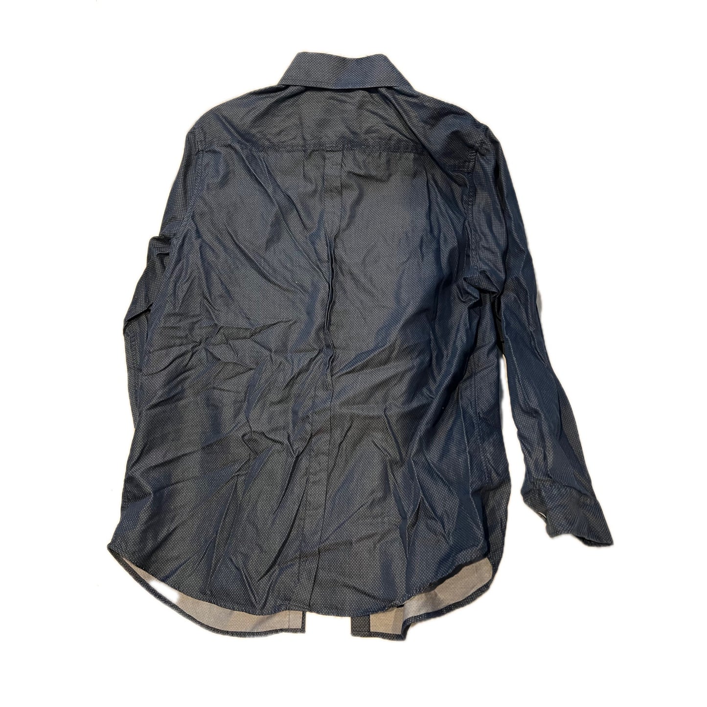 Chemise habillée homme Karl Lagerfeld bleu foncé à pois taille L 16/34-35