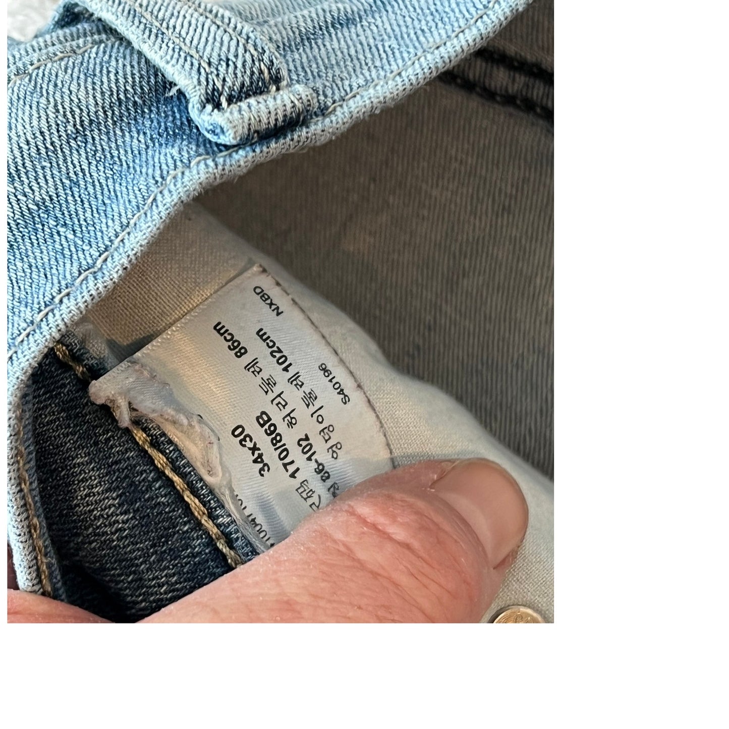 Signature by Levi's Stacked Skinny Jeans Mens 34x30