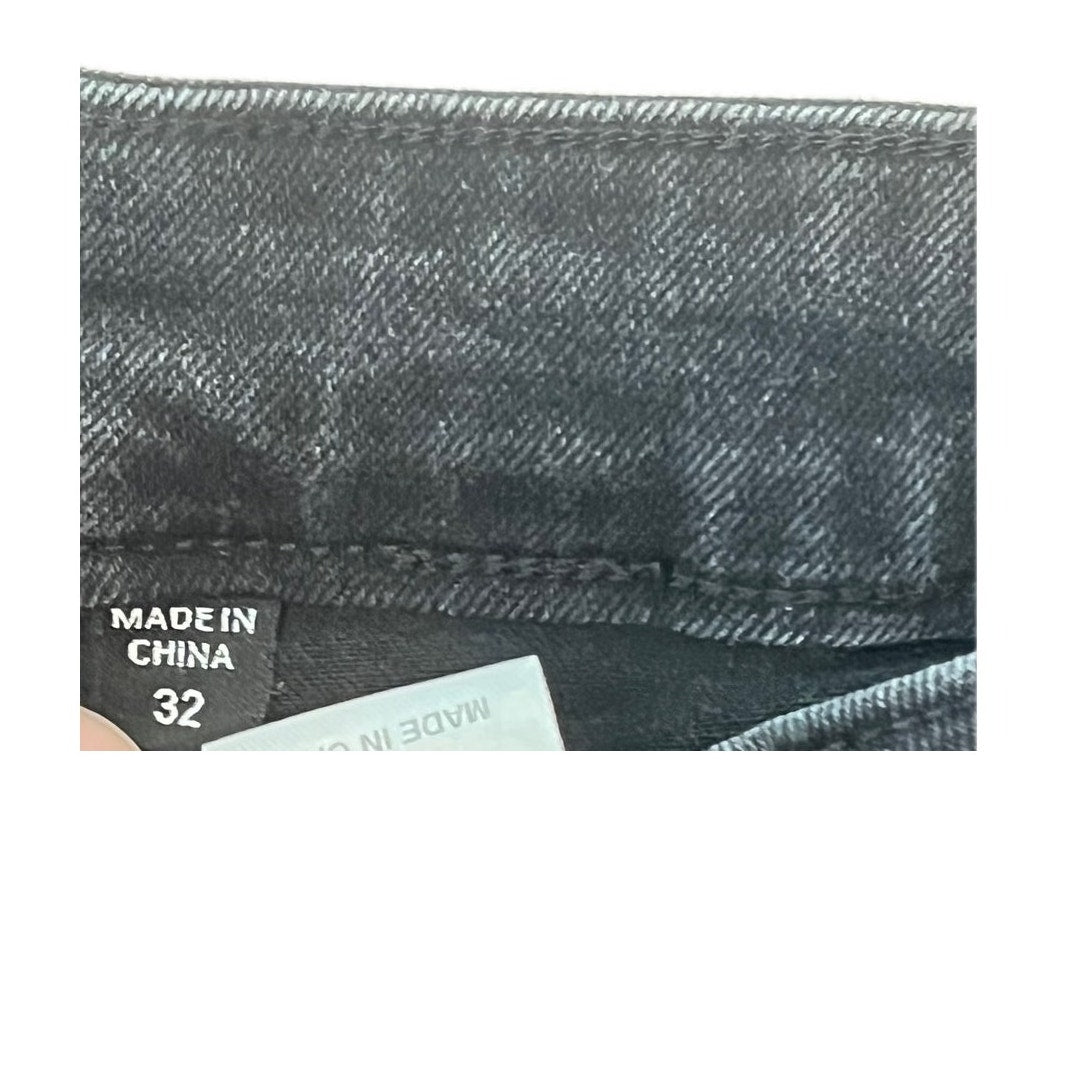 Fashion Nova Men Flared Fit Black Jeans Mens 32x28