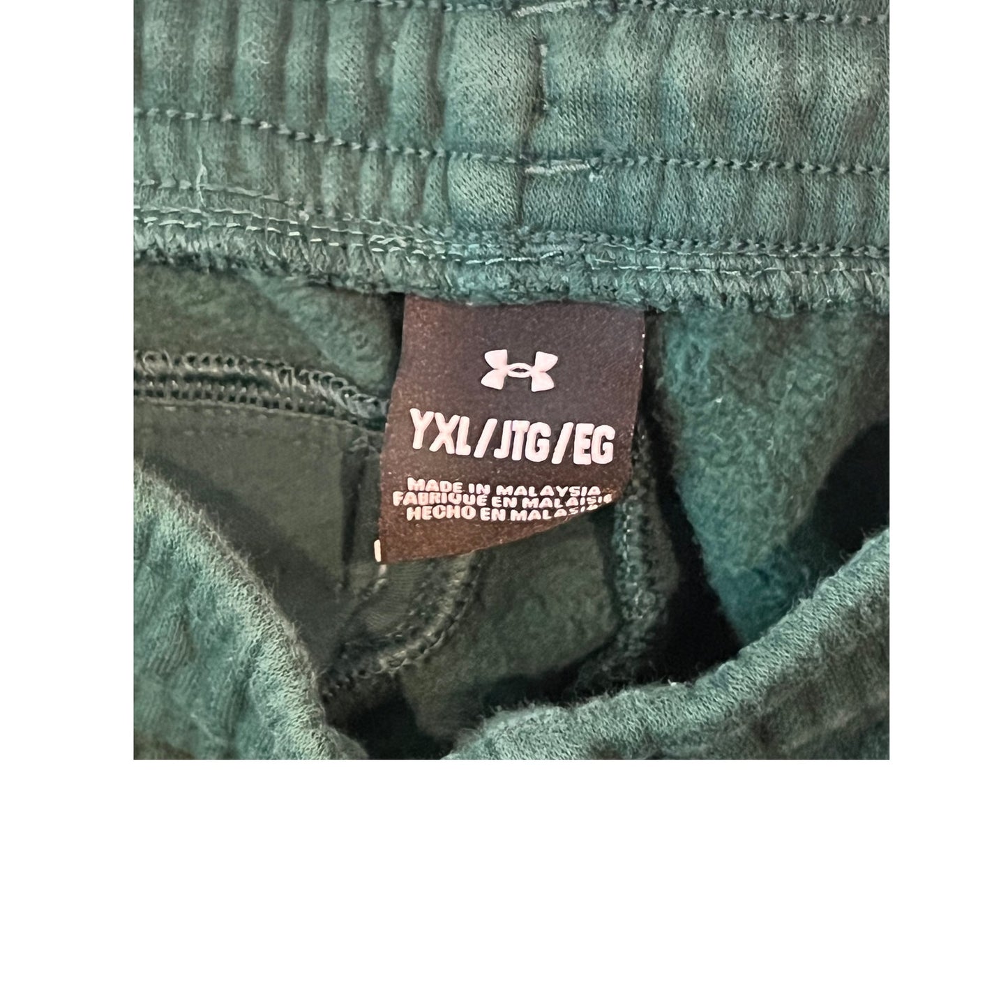 Under Armour Green Cargo Sweatpants Boys YXL