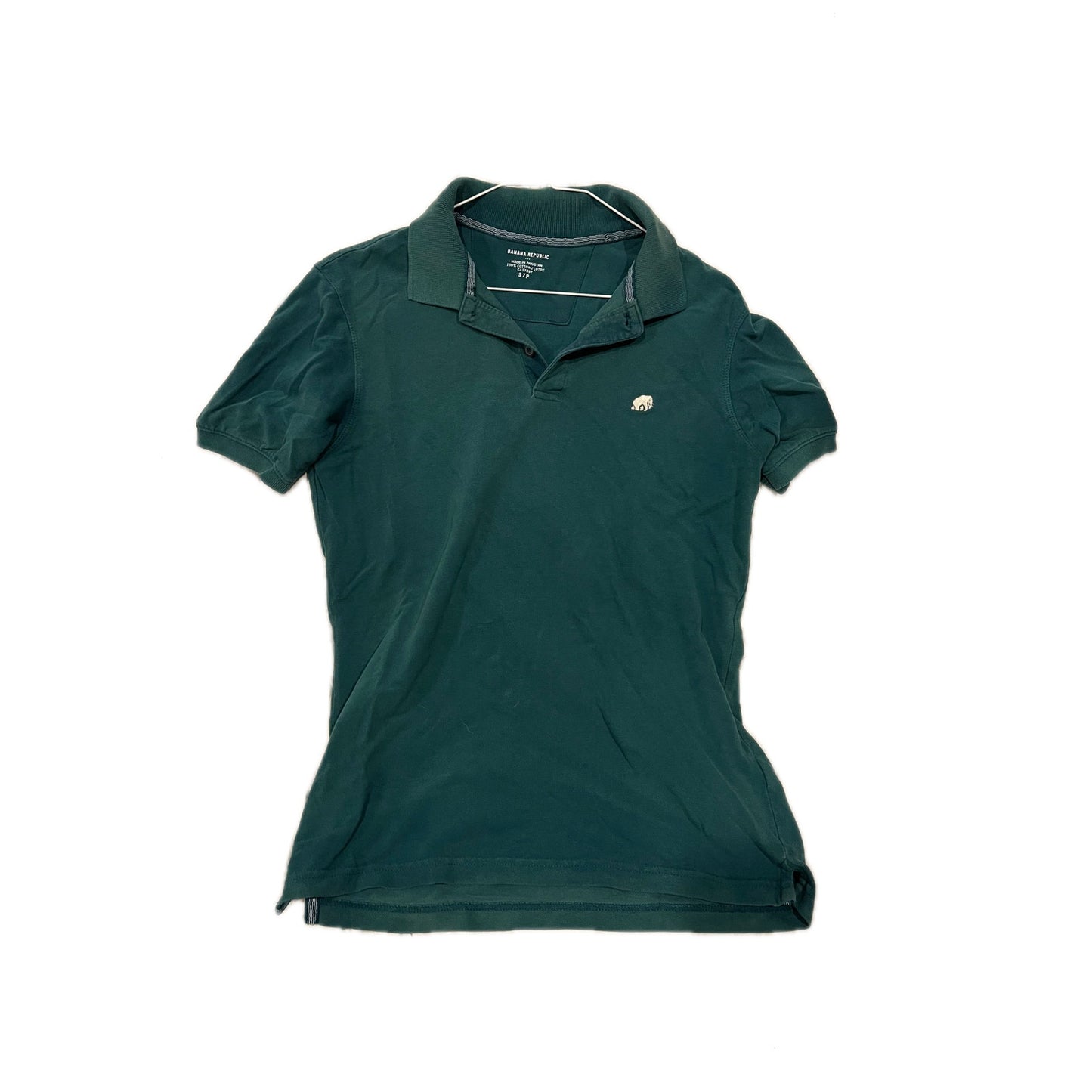 Banana Republic Green Polo Shirt Mens S