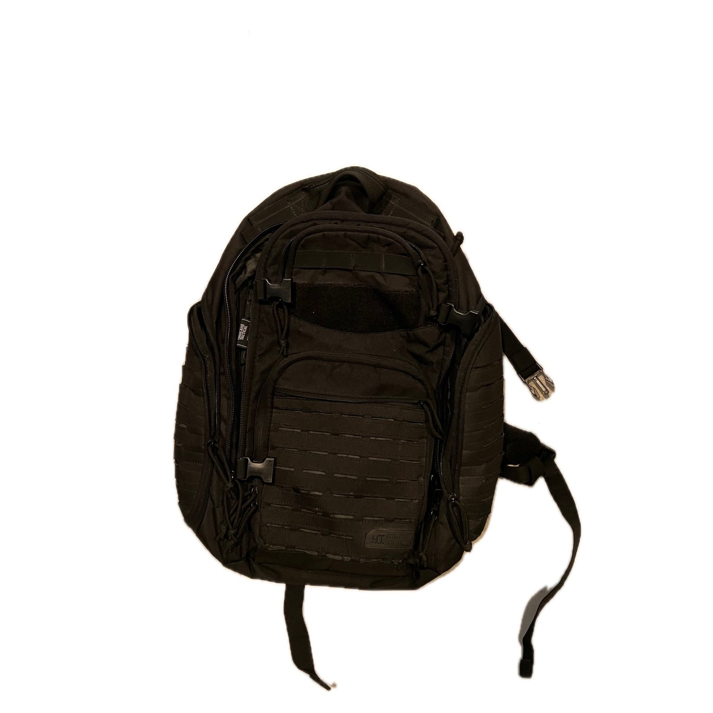 Highland Tactical Roger Canvas Backpack XL Black
