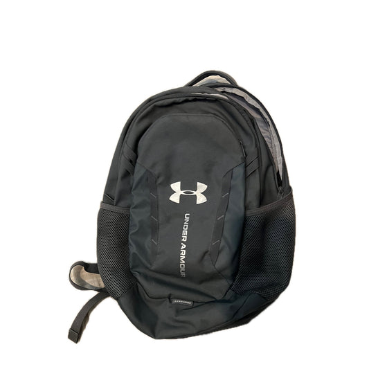 Under Armour Gray Black Hustle 5.0 Backpack