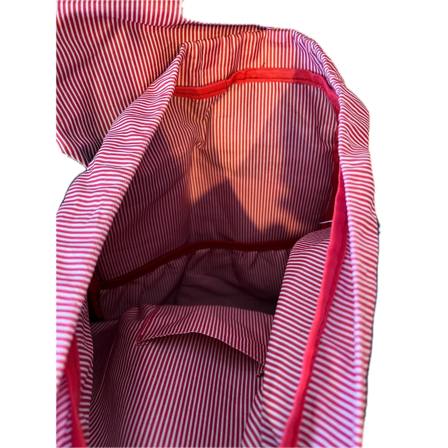 Kaukko Blue Red Classic Top Loading Backpack